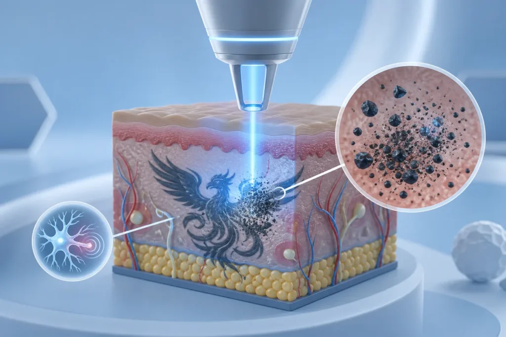 Remoção de Tatuagem a Laser Dói? Guia Honesto