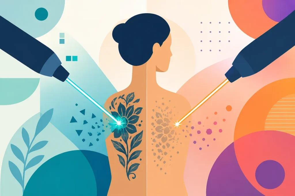 Remoção de Tatuagens com Laser Pico vs Nanossegundo