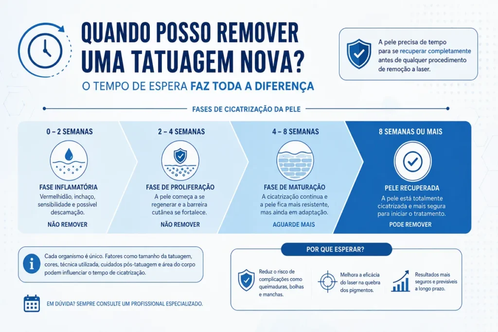 Quando Posso Remover uma Tatuagem Nova? Guia Completo