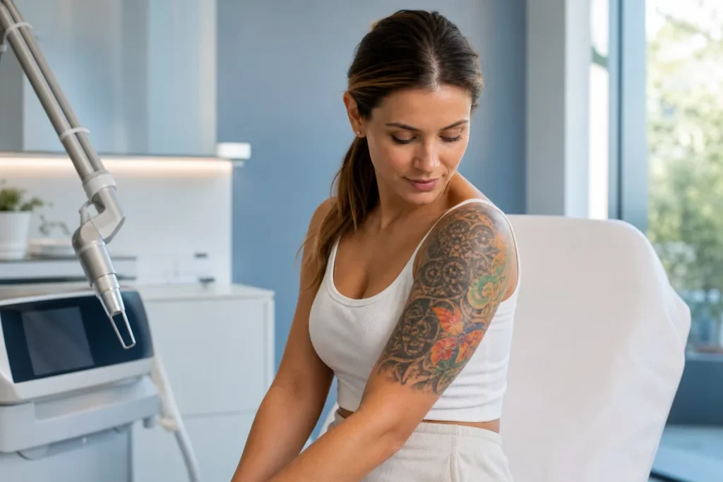 Remoção Tatuagem Preta vs Colorida: Sessões e Resultados