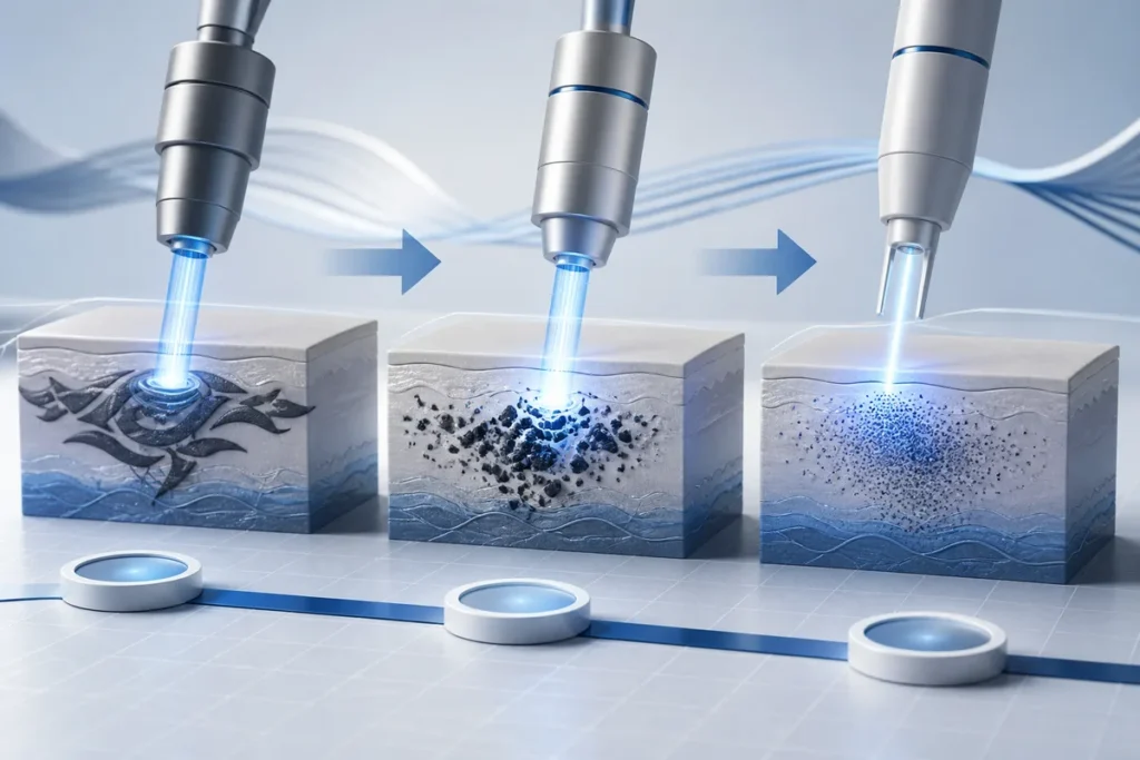 Evolução Laser Remoção Tatuagem: Q-Switch ao Pico