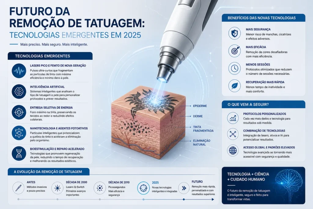 Futuro Tecnologia Remoção Tatuagem Laser 2025